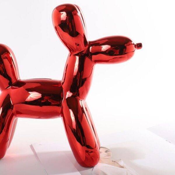 Tirelire chien en céramique style Jeff Koons Tirelire animaux Tirelire chien