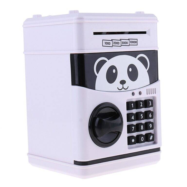Tirelire coffre fort électronique de billet avec panda Tirelire coffre fort Tirelire électronique Tirelire panda