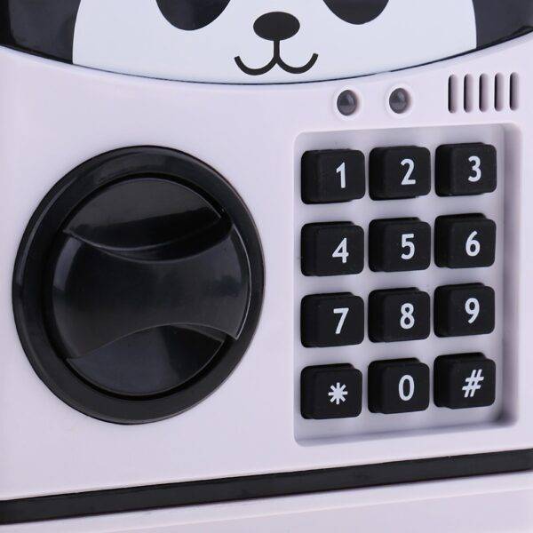 Tirelire coffre fort électronique de billet avec panda Tirelire coffre fort Tirelire électronique Tirelire panda
